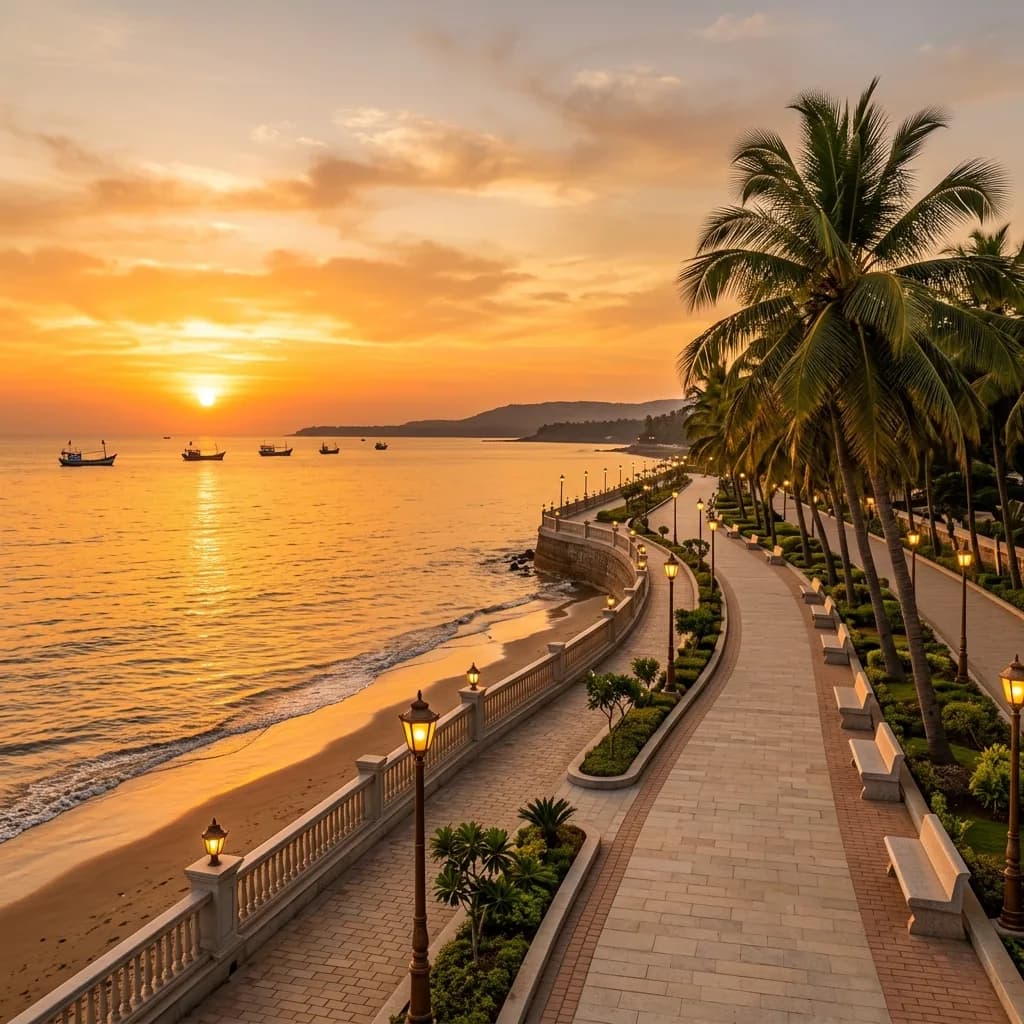 Ocean Stays - Beachfront Views - Sunset Point on Devka Beach